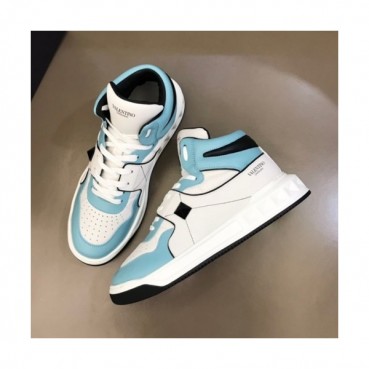발렌티노  남성 캐쥬얼 레더 하이탑 스니커즈 Size(240-275) 화이트 