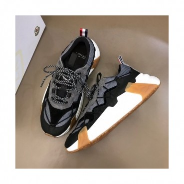 몽클레어  남성 캐쥬얼 레더 스니커즈 Size(38- 45) 블랙 