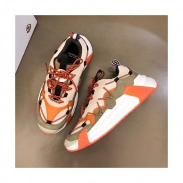 몽클레어  남성 캐쥬얼 레더 스니커즈 Size(38- 45) 오렌지 