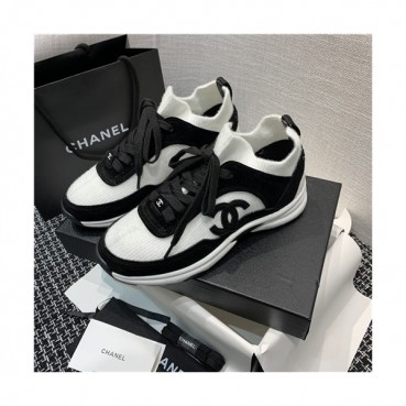 Chanel 2021 Women's Knit Sneakers,CHAS0649 - 샤넬 2021 여성용 레더 스니커즈,Size(225