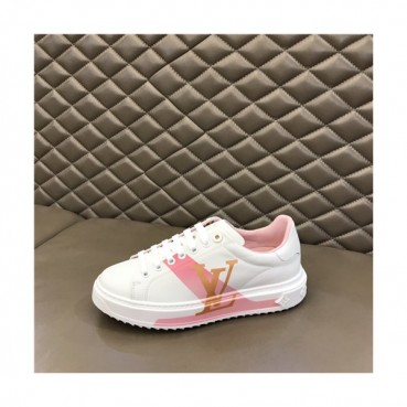 Louis Vuitton 2021 Men's Leather Sneakers,LOUS2222 - 루이비통 2021 남성용 레더 스니커즈,SizE(240