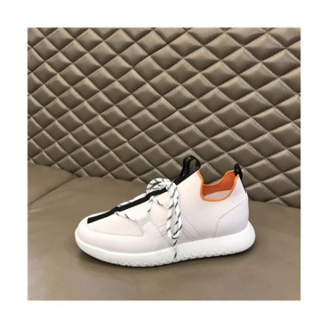 Hermes 2021 Men's Canvas Sneakers,HERS0512 - 에르메스 2021 남성용 캔버스 스니커즈,Size(240