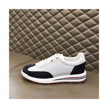 Thom Browne 2021 Men's Leather Sneakers,THOMS0057 - 톰브라운 2021 남성용 레더 스니커즈,Size(240