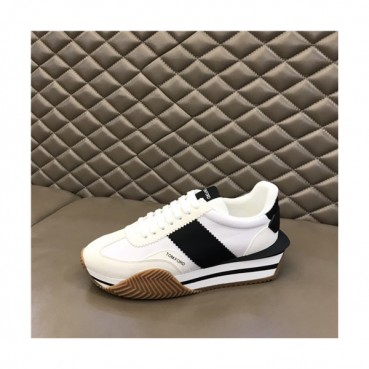 TomFord 2021 Men's Leather Sneakers,TOMFS0008 - 톰포드 2021 남성용 레더 스니커즈,Size(240