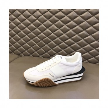 TomFord 2021 Men's Leather Sneakers,TOMFS0004 - 톰포드 2021 남성용 레더 스니커즈,Size(240