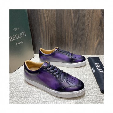 Berluti 2021 Men's Leather Sneakers,BERTS0279 - 벨루티 2021 남성용 레더 스니커즈,Size(240