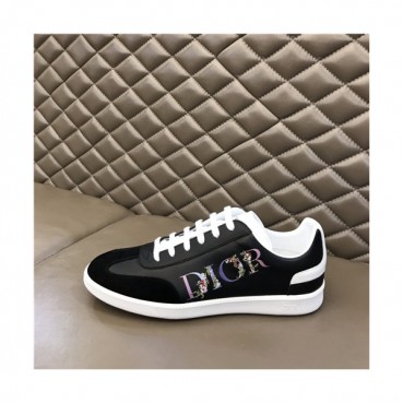 Dior 2021 Men's Leather Sneakers,DIOS0453 - 디올 2021 남성용 레더 스니커즈,Size(240