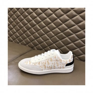 Dior 2021 Men's Leather Sneakers,DIOS0450 - 디올 2021 남성용 레더 스니커즈,Size(240