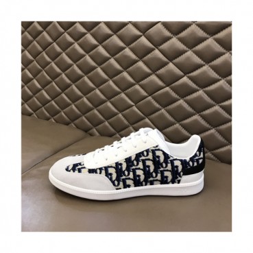 Dior 2021 Men's Leather Sneakers,DIOS0448 - 디올 2021 남성용 레더 스니커즈,Size(240