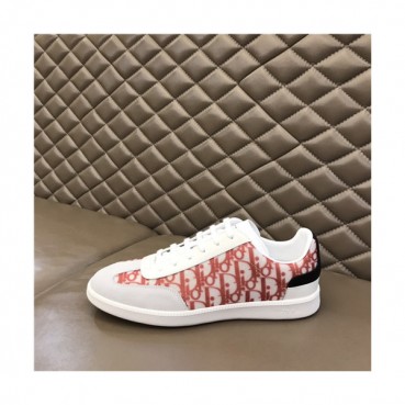 Dior 2021 Men's Leather Sneakers,DIOS0446 - 디올 2021 남성용 레더 스니커즈,Size(240
