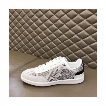 Dior 2021 Men's Leather Sneakers,DIOS0443 - 디올 2021 남성용 레더 스니커즈,Size(240