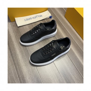Louis Vuitton 2021 Men's Leather Sneakers,LOUS2166 - 루이비통 2021 남성용 레더 스니커즈,Size(240