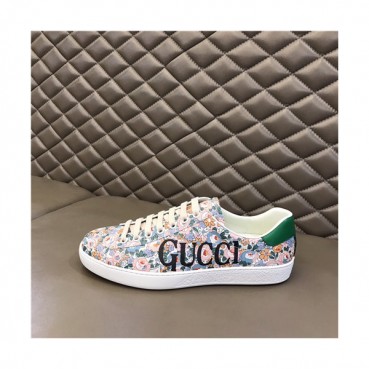 Gucci 2021 Mn/Wn Leather Sneakers,GUCS1600- 구찌 2021 남여공용 레더 스니커즈,Size(225