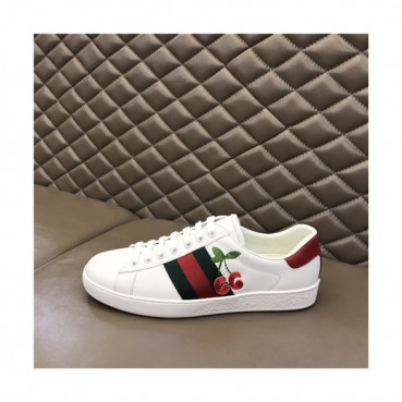 Gucci 2021 Mn/Wn Leather Sneakers,GUCS1598- 구찌 2021 남여공용 레더 스니커즈,Size(225