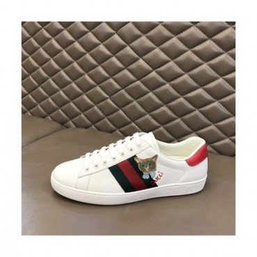 Gucci 2021 Mn/Wn Leather Sneakers,GUCS1597- 구찌 2021 남여공용 레더 스니커즈,Size(225