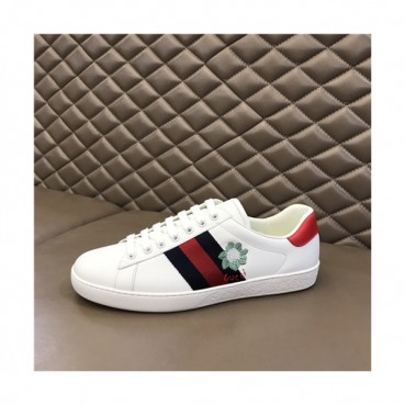Gucci 2021 Mn/Wn Leather Sneakers,GUCS1596- 구찌 2021 남여공용 레더 스니커즈,Size(225
