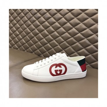 Gucci 2021 Mn/Wn Leather Sneakers,GUCS1590 - 구찌 2021 남여공용 레더 스니커즈,Size(225