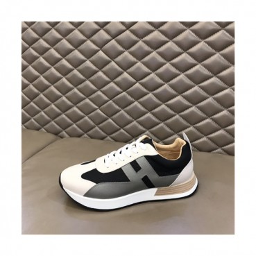 Hermes 2021 Men's Leather Sneakers,HERS0502 - 에르메스 2021 남성용 레더 스니커즈,Size(240