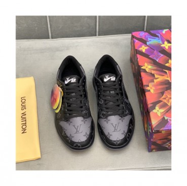 Louis Vuitton 2021 Men's Leather Sneakers,LOUS2157 - 루이비통 2021 남성용 레더 스니커즈,Size(240
