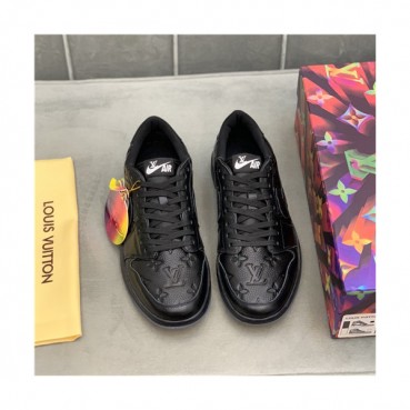 Louis Vuitton 2021 Men's Leather Sneakers,LOUS2154 - 루이비통 2021 남성용 레더 스니커즈,Size(240