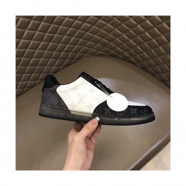 Louis Vuitton 2021 Men's Leather Sneakers,LOUS2137 - 루이비통 2021 남성용 레더 스니커즈,Size(240