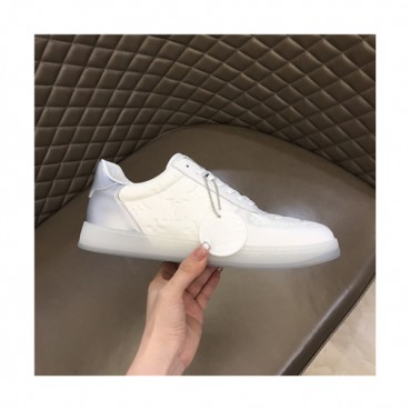 Louis Vuitton 2021 Men's Leather Sneakers,LOUS2136 - 루이비통 2021 남성용 레더 스니커즈,Size(240