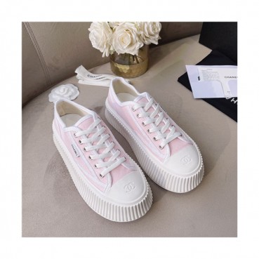 Chanel 2021 Women's Canvas Sneakers,CHAS0644 - 샤넬 2021 여성용 캔버스 스니커즈,Size(225