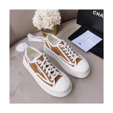Chanel 2021 Women's Canvas Sneakers,CHAS0643 - 샤넬 2021 여성용 캔버스 스니커즈,Size(225