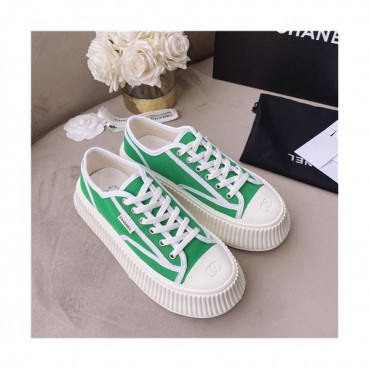 Chanel 2021 Women's Canvas Sneakers,CHAS0642 - 샤넬 2021 여성용 캔버스 스니커즈,Size(225