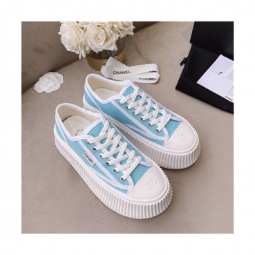 Chanel 2021 Women's Canvas Sneakers,CHAS0640 - 샤넬 2021 여성용 캔버스 스니커즈,Size(225