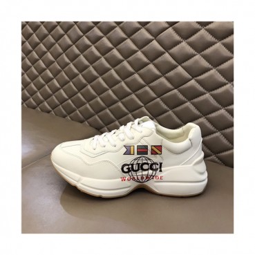 Gucci 2021 Mm/Wm Leather Sneakers,GUCS1575 - 구찌 2021 남여공용 레더 스니커즈,Size(225