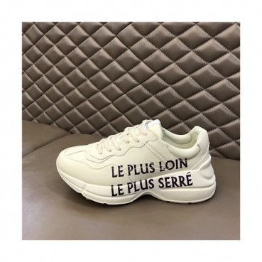 Gucci 2021 Mm/Wm Leather Sneakers,GUCS1573 - 구찌 2021 남여공용 레더 스니커즈,Size(225