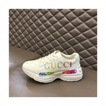 Gucci 2021 Mm/Wm Leather Sneakers,GUCS1570 - 구찌 2021 남여공용 레더 스니커즈,Size(225