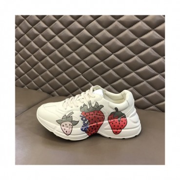 Gucci 2021 Mm/Wm Leather Sneakers,GUCS1569 - 구찌 2021 남여공용 레더 스니커즈,Size(225