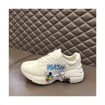 Gucci 2021 Mm/Wm Leather Sneakers,GUCS1566 - 구찌 2021 남여공용 레더 스니커즈,Size(225