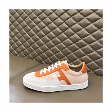 Hermes 2021 Men's Leather Sneakers,HERS0500 - 에르메스 2021 남성용 레더 스니커즈,Size(240