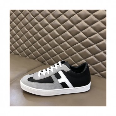 Hermes 2021 Men's Leather Sneakers,HERS0498 - 에르메스 2021 남성용 레더 스니커즈,Size(240