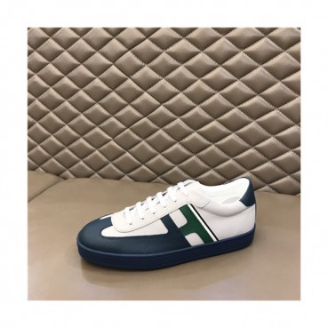 Hermes 2021 Men's Leather Sneakers,HERS0495 - 에르메스 2021 남성용 레더 스니커즈,Size(240