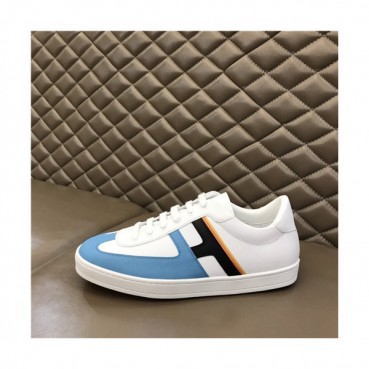 Hermes 2021 Men's Leather Sneakers,HERS0492 - 에르메스 2021 남성용 레더 스니커즈,Size(240