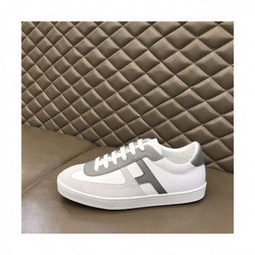 Hermes 2021 Men's Leather Sneakers,HERS0491 - 에르메스 2021 남성용 레더 스니커즈,Size(240