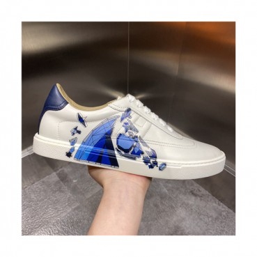 Hermes 2021 Men's Leather Sneakers,HERS0489 - 에르메스 2021 남성용 레더 스니커즈,Size(240