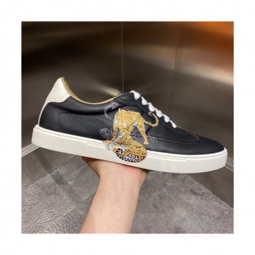 Hermes 2021 Men's Leather Sneakers,HERS0481 - 에르메스 2021 남성용 레더 스니커즈,Size(240