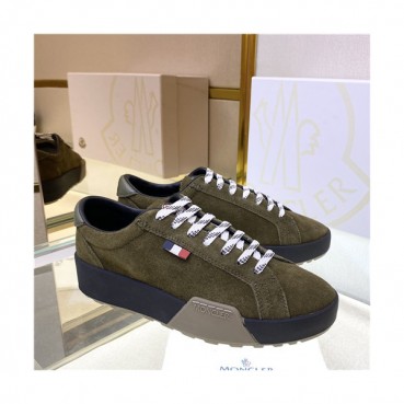 Moncler 2021 Men's Leather Sneakers,MONCS0092 - 몽클레어 2021 남성용 레더 스니커즈,Size(240