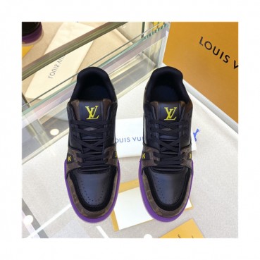 Louis Vuitton 2021 Men's Leather Sneakers,LOUS2123 - 루이비통 2021 남성용 레더 스니커즈,Size(240