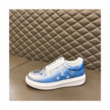 Louis Vuitton 2021 Men's Leather Sneakers,LOUS2119 - 루이비통 2021 남성용 레더 스니커즈,Size(240