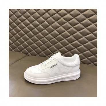 Louis Vuitton 2021 Men's Leather Sneakers,LOUS2115 - 루이비통 2021 남성용 레더 스니커즈,Size(240