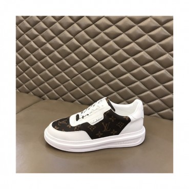 Louis Vuitton 2021 Men's Leather Sneakers,LOUS2114 - 루이비통 2021 남성용 레더 스니커즈,Size(240