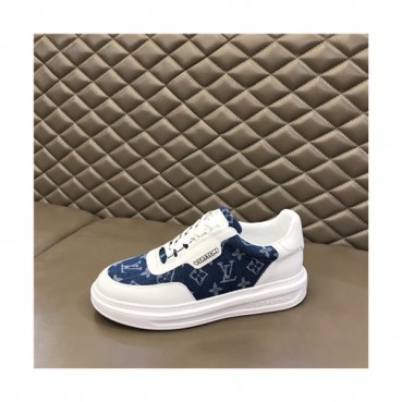 Louis Vuitton 2021 Men's Leather Sneakers,LOUS2113 - 루이비통 2021 남성용 레더 스니커즈,Size(240