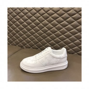 Louis Vuitton 2021 Men's Leather Sneakers,LOUS2112 - 루이비통 2021 남성용 레더 스니커즈,Size(240