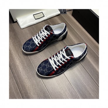Gucci 2021 Men's Canvas Sneakers,GUCS1560 - 구찌 2021 남성용 캔버스 스니커즈,Size(240